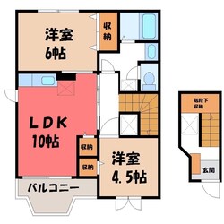 野木駅 徒歩20分 2階の物件間取画像